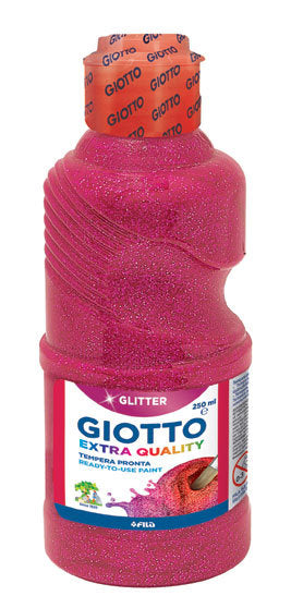 TEMPERA GIOTTO 250ML GLITTER MAGENTA | 1 UNIDADES | (FILA)