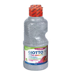 TEMPERA GIOTTO 250ML GLITTER PLATA | 1 UNIDADES | (FILA)