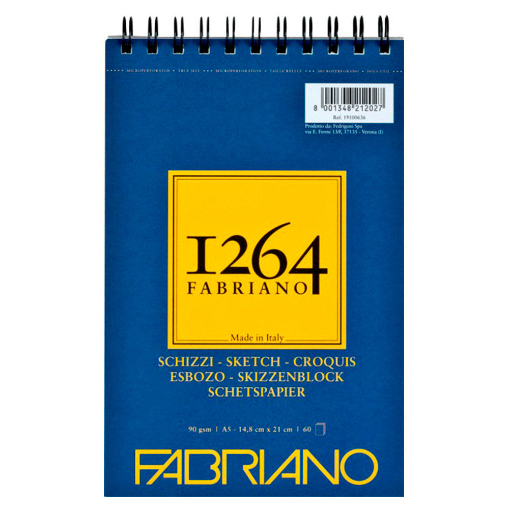 Bloc dibujo espiral 1264 Sketch A5 90 g SADIPAL Imagen principal del producto