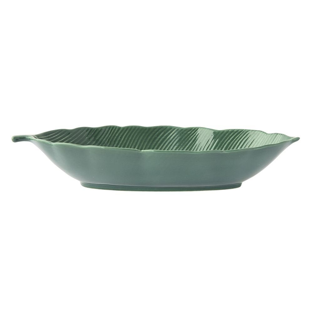 Cuenco Porcelana Hoja 36x16 cm en Caja Regalo Easy Life