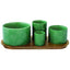 Set para Aperitivos con Tabla 4 Boles Tropical Marca Easy Life
