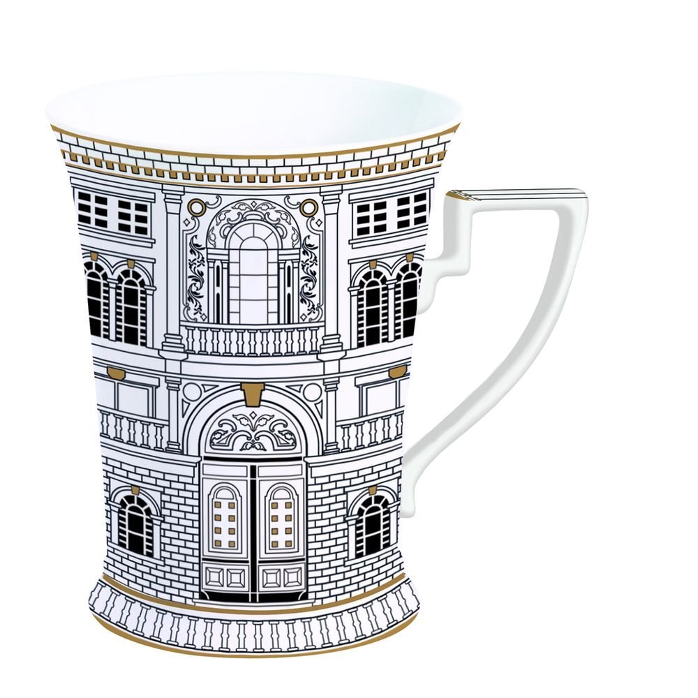 Taza de Porcelana Palazzo de 300 ml en Caja Regalo EASY LIFE Imagen principal del producto