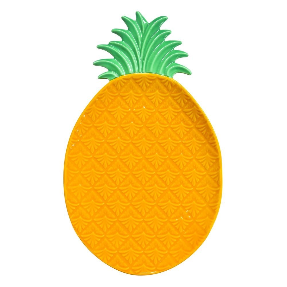 Plato Forma Piña 28x17 cm en Caja Regalo EASY LIFE