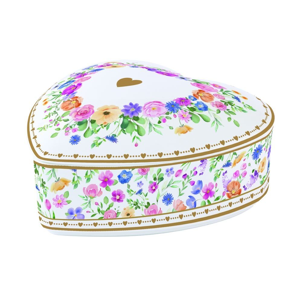 JOYERO PORCELANA CORAZON Ø 12 CM EN CAJA REGALO | EASY LIFE | 1 UNIDAD | 8001544159584 Imagen principal del producto