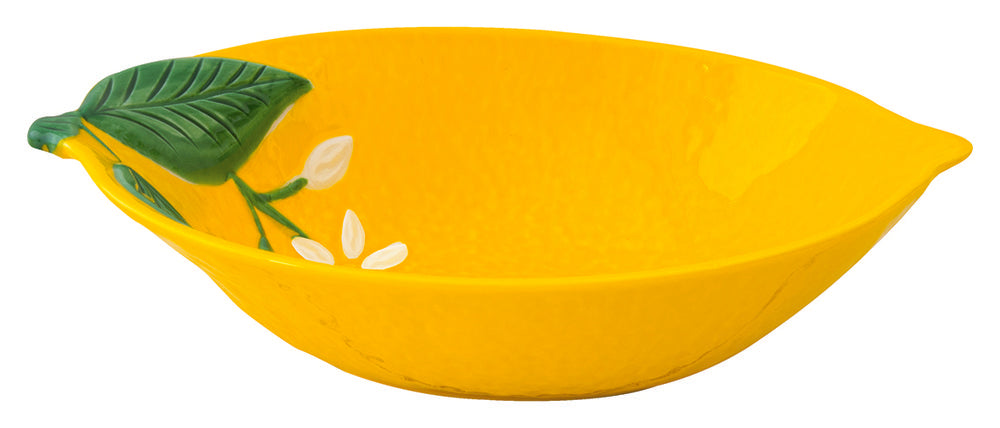 Cuenco Limon Porcelana 22x16 cm Twist & Match Yellow Caja EASY LIFE