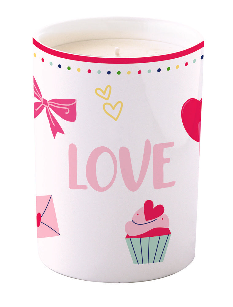 Vela perfumada porcelana Love y caja regalo EASY LIFE Imagen principal del producto