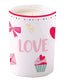 Vela perfumada porcelana Love y caja regalo EASY LIFE