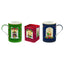Set Te Festive 2 Tazas y Caja Hojalata en Caja de Regalo EASY LIFE
