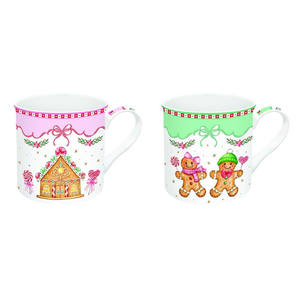 Juego 2 Tazas Navideñas 300 ml en Caja de Regalo Easy Life Imagen principal del producto