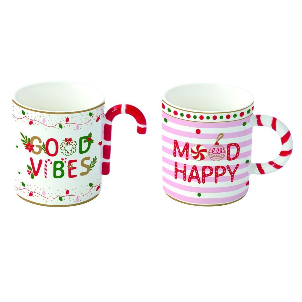 Juego 2 Tazas Porcelana Navidad en Caja Regalo Easy Life Imagen principal del producto
