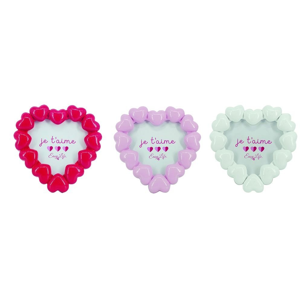 Marco Fotos Forma de Corazón 13x13 cm surtido EASY LIFE Imagen principal del producto