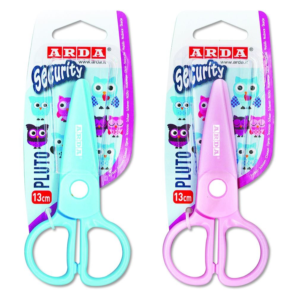TIJERA ARDA 13 CM ESCOLAR PLUTO BLISTER | 20 UNIDADES | (ARDA)