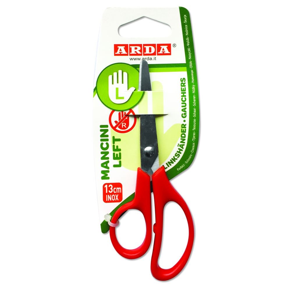 TIJERA ARDA 13 CM PARA ZURDOS BLISTER | 10 UNIDADES | (ARDA)