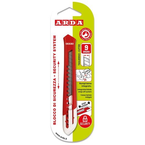 CUTTER PEQUEÑO 9 MM ARDA | 20 UNIDADES | (ARDA)