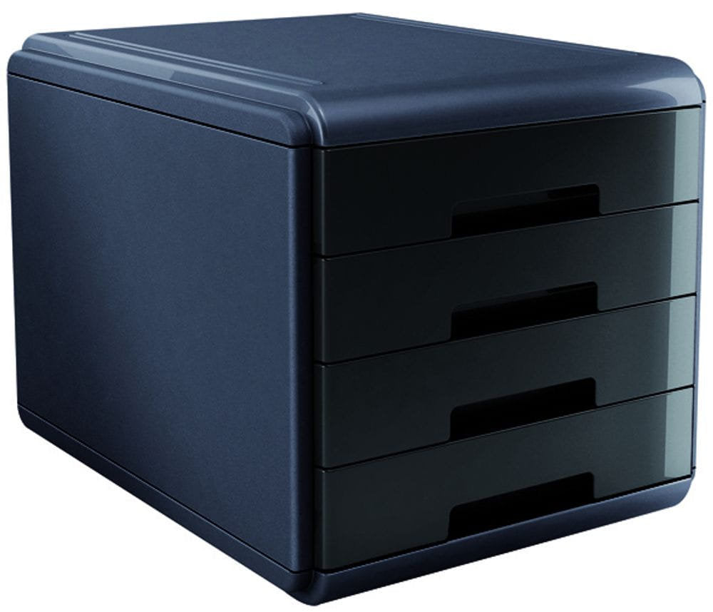 Modulo Archivador 4 Cajones Cabinet Negro ARDA Imagen principal del producto