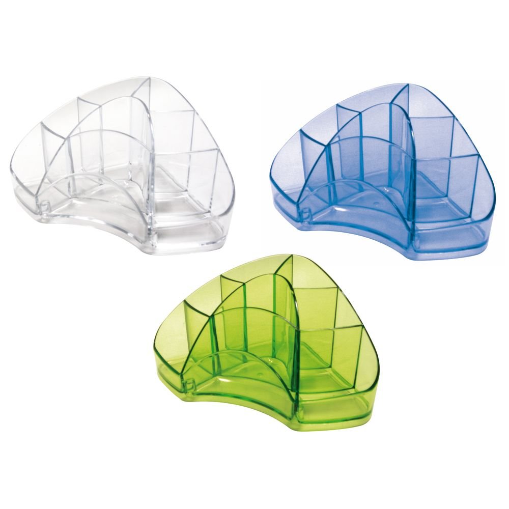 ORGANIZADOR SOBREMESA PLASTICO SURTIDOS 18,5X12,3X9CM | 6 UNIDADES | (ARDA) Imagen principal del producto