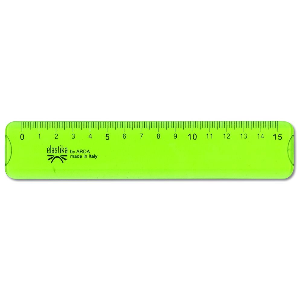 REGLA ELASTIKA 15CM | 10 UNIDADES | (ARDA) Imagen principal del producto