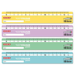 EXPOSITOR 48 REGLAS 17 CM KEEP COLOR 4 COLORES SURTIDOS | 48 UNIDADES | (ARDA)