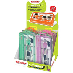COMPAS QUICK SET PULSADOR EN CAJA INTELIGENTE SURTIDOS | 12 UNIDADES | (ARDA)