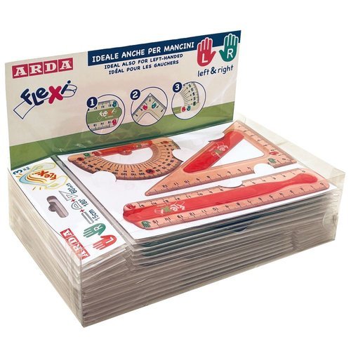 JUEGO DE REGLAS 15CM DIESTRO Y ZURDO | 15 UNIDADES | (ARDA) Imagen principal del producto