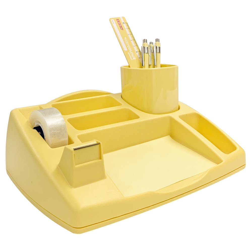 SET ESCRITORIO OLIVER AMARILLO PASTEL | 1 UNIDADES | (ARDA)