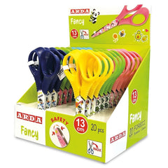 EXPOSITOR 20 TIJERAS FANCY 13 CM SUTIDAS | 20 UNIDADES | (ARDA)