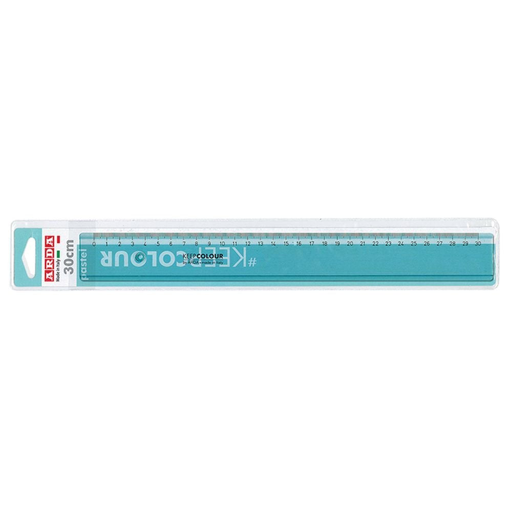 Regla 30 cm Keep Colour Plástico Azul ARDA
