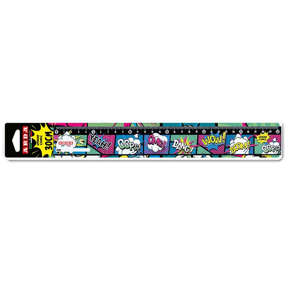 Regla 30 cm Comic Urban Collection ARDA