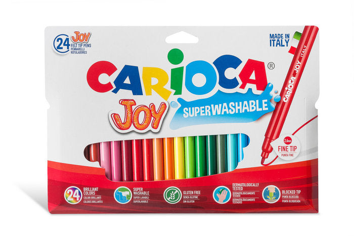 Rotulador Carioca Joy 24 Colores Surtidos Blister Carton | Universal Española S,A, | Pack 1 Unidades