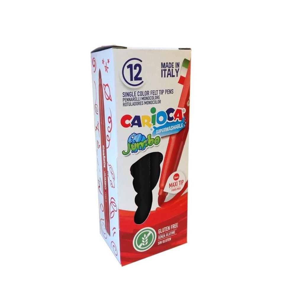 Rotulador Carioca Jumbo Negro Universal Española S.A. 6 mm