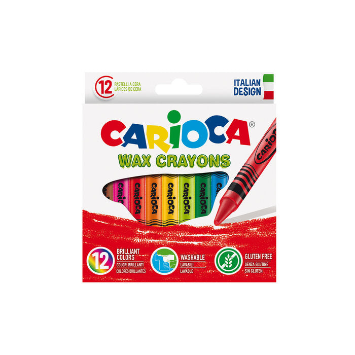 CERA CARIOCA MAXI 12 COLORES SURTIDOS | 12 UNIDADES | (UNIVERSAL ESPAÑOLA S,A,) Imagen principal del producto