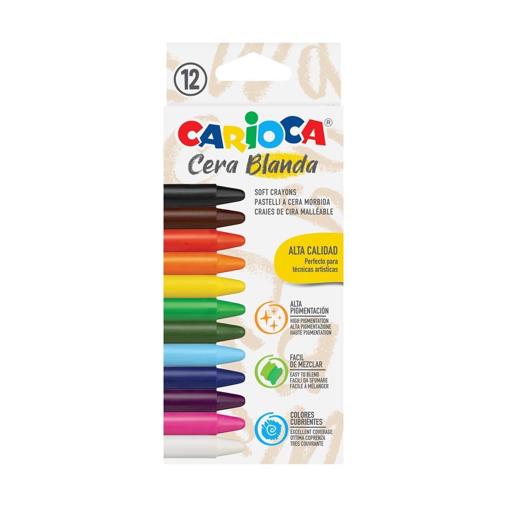Cera blanda Carioca 12 colores Universal Española Imagen principal del producto