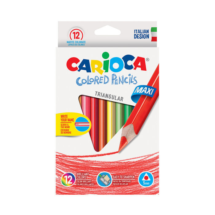 LAPICES TRIANGULARES MAXI CAJA 12 UDS | 6 UNIDADES | (UNIVERSAL ESPAÑOLA S,A,)