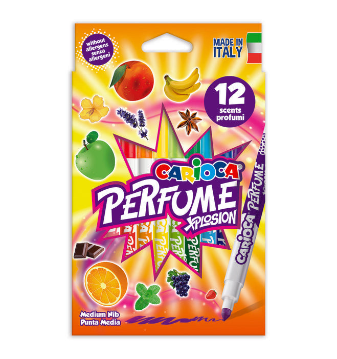 Rotulador Carioca Xplosion Perfume 12 Colores Surtidos | Universal Española S,A, | Pack 1 Unidades Imagen principal del producto