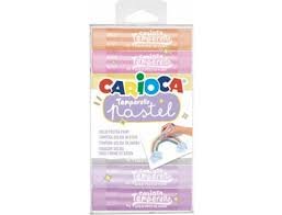 Tempera Solida Carioca Temperello 8 Colores Pastel Universal Española Imagen principal del producto