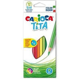 ✅ LAPIZ CARIOCA TITA - CAJA DE 12 COLORES SURTIDOS