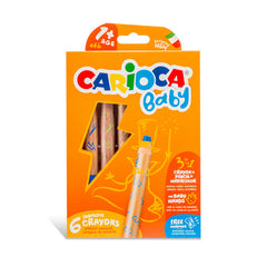 CERA CARIOCA BABY +1 3 EN 1 6 COLORES SURTIDOS | 1 UNIDADES | (UNIVERSAL ESPAÑOLA S,A,)