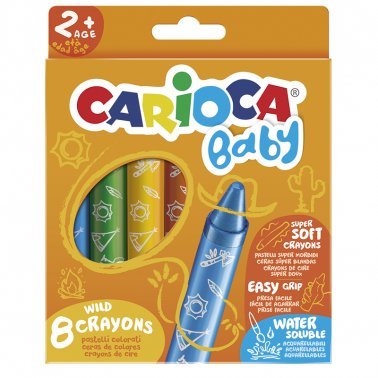 CERAS CARIOCA BABY WILD 2+ CAJA 8 UDS | 1 UNIDADES | (UNIVERSAL ESPAÑOLA S,A,) Imagen principal del producto