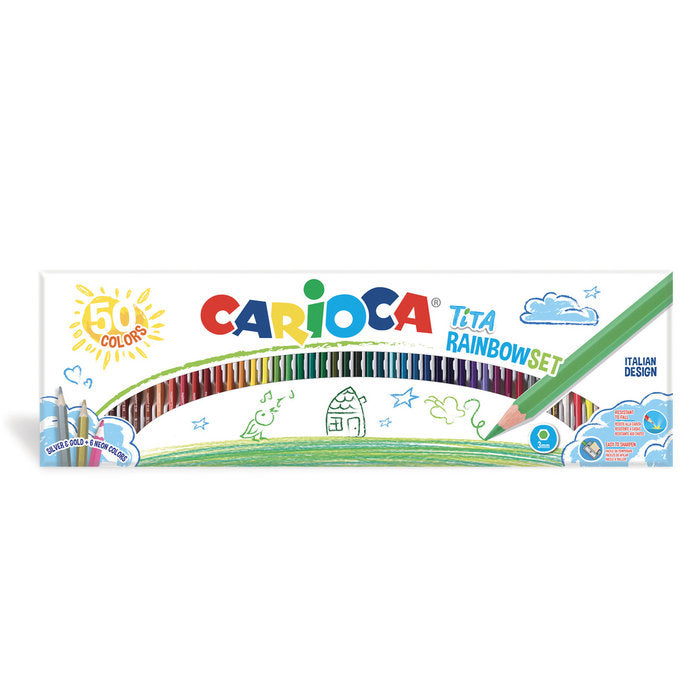 LAPICES TITA RAIMBOW SET CAJA 50 UDS | 1 UNIDADES | (UNIVERSAL ESPAÑOLA S,A,) Imagen principal del producto