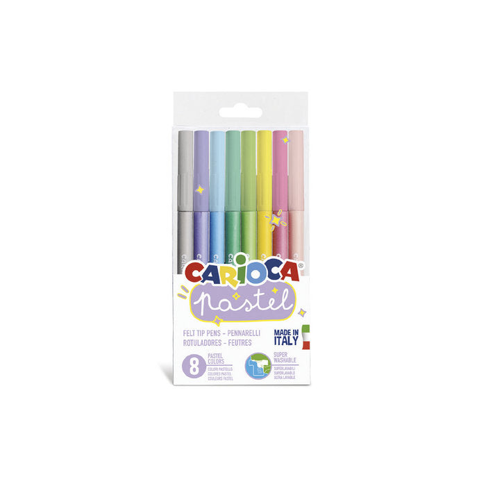 Rotuladores Pastel Bolsa Pvc 8 Uds | Universal Española S,A, | Pack 1 Unidades Imagen principal del producto