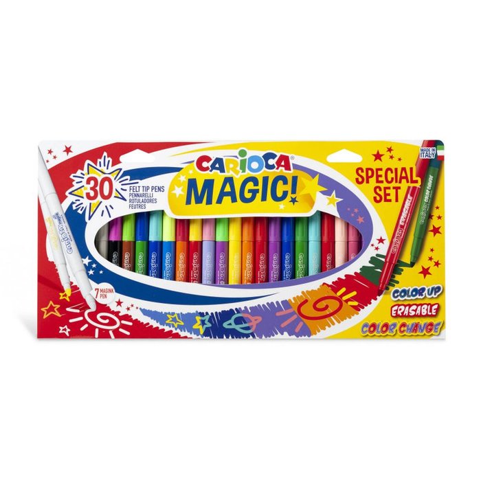 Rotulador Carioca Magic Markers 30 Colores Surtidos | Universal Española S,A, | Pack 1 Unidades Imagen principal del producto