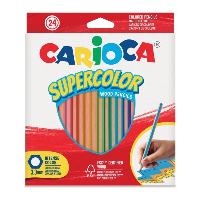 Lápiz Carioca Supercolor 24 Colores Surtidos Universal Española Imagen principal del producto