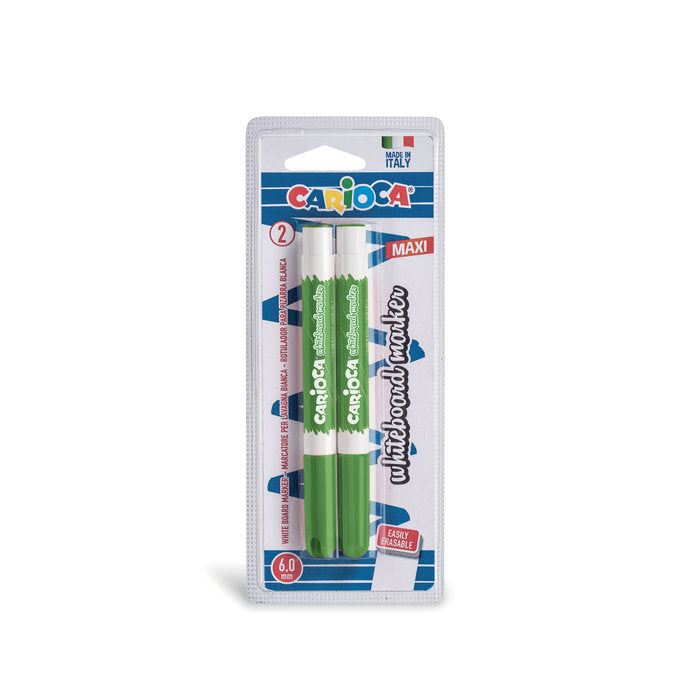 Rotulador Pizarra Carioca Punta Fina Verde Blister 2 Uds | Universal Española S,A, | Pack 1 Unidades Imagen principal del producto