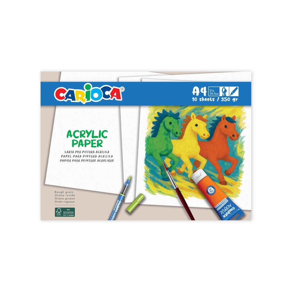 Papel para acrílico A4 10 hojas, pack de 6 - Universal Española