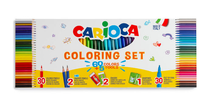 Set Carioca 30 Rotuladores 30 Tita 2 Hb 2 Gomas 1 Sacapunta Universal Española Imagen principal del producto