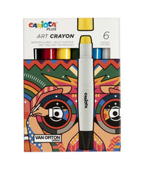 CERA CARIOCA PLUS ART CRAYON 6 COLORES SURTIDOS | 1 UNIDADES | (UNIVERSAL ESPAÑOLA S,A,)