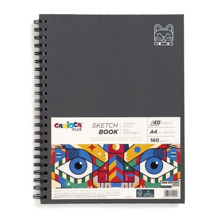 Bloc Carioca Plus A4 40 Hojas Sketch Book FSC Universal Española S.A. Imagen principal del producto