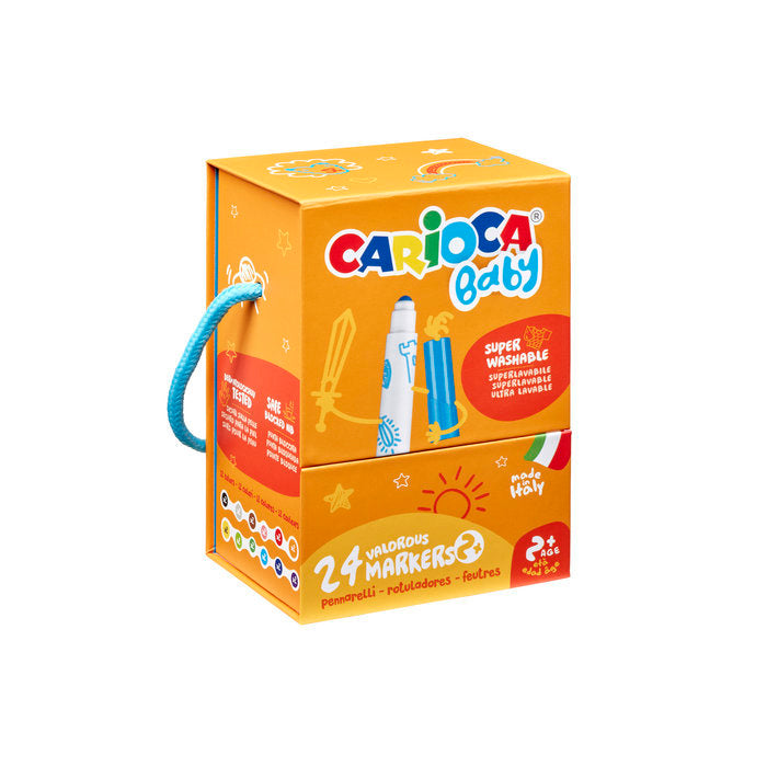 Rotulador Carioca Baby 2+ Caja 24 Unidades Surtido | Universal Española S,A, | Pack 1 Unidades Imagen principal del producto
