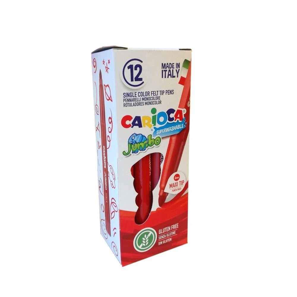 Rotulador Carioca Jumbo Rojo | Universal Española S,A, | Pack 1 Unidades Imagen principal del producto