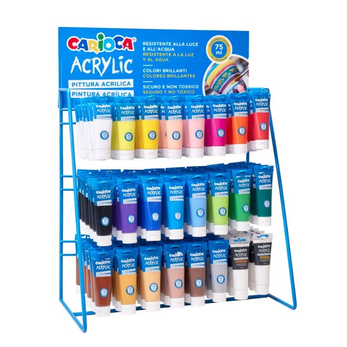 EXPOSITOR 144 TUBOS PINTURA ACRILICA SURTIDOS | 1 UNIDADES | (UNIVERSAL ESPAÑOLA S,A,)